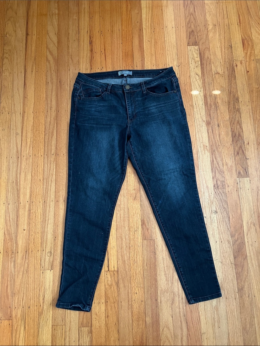 Wit & Wisdom Dark Indigo Skinny Jeans